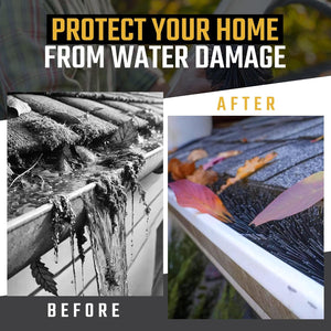 Gutter Guard for 5 Inch Gutters – 105 Ft DIY Leaf Filter Insert, 4.25" Diameter Gutter Protection Brush, Blocks Leaves & Debris, Alternative to Gutter Covers & Screens