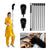 Gutter Cleaning Brush Adjutable Roofing Guard Cleaning Tool with Extension Pole