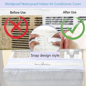 Indoor Air Conditioner Cover, 2014 Upgraded Window AC Cover for Inside, Double-L