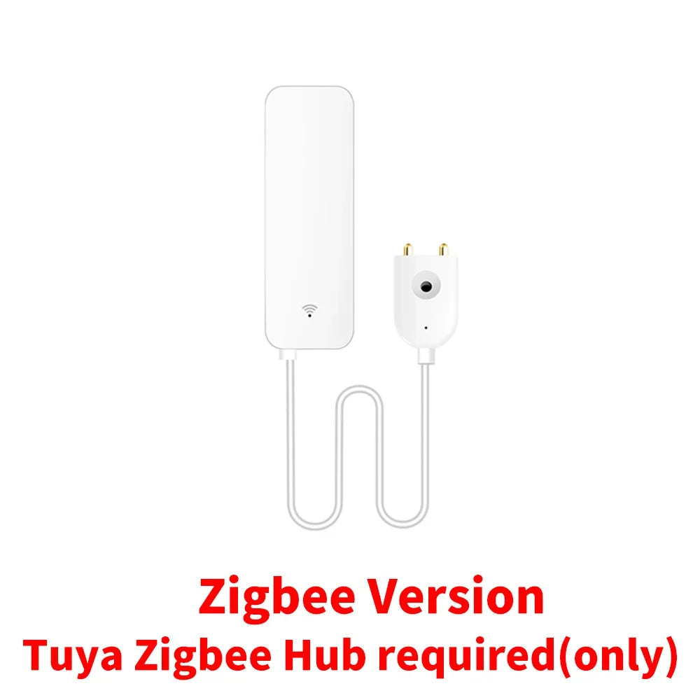 Tuya Wifi Zigbee Water Leak Sensor, Water Leak Detector, Smartlife APP Notification Alerts,Water Flood Leak Alarm Home Security