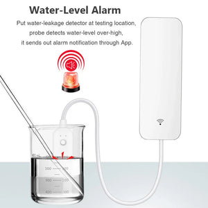 Tuya Wifi Zigbee Water Leak Sensor, Water Leak Detector, Smartlife APP Notification Alerts,Water Flood Leak Alarm Home Security