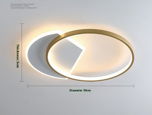 Nordic Minimalist Bedroom Ceiling Lamp Modern Home