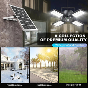 Solar Shed Light Outdoor Indoor Solar Powered Motion Sensor Shed Light,144Led..