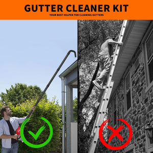 Gutter Cleaning Kit for Leaf Blowers, 11 Ft
