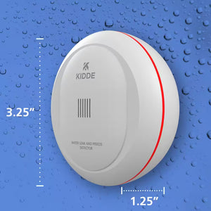 Smart Water Leak and Freeze Detector, Battery Operated