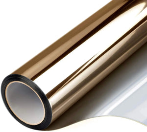 Heat Insulation Solar Window Privacy Film - Blackout Glass Sticker for Home, Self-Adhesive Vinyl Mirror Reflective Window Tint