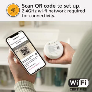 Smart Water Leak and Freeze Detector, Battery Operated