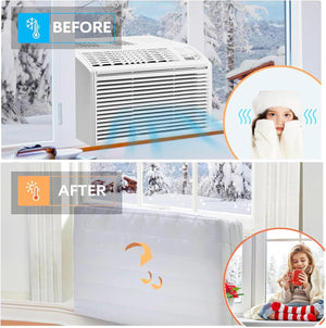 Indoor Air Conditioner Cover, 2014 Upgraded Window AC Cover for Inside, Double-L