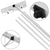 20Ft Aluminum Snow Rake with 26 Inch Blade, 5 Extension Tubes & Anti-Skid Handle