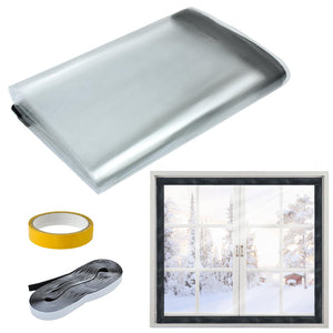 Window Insulation Kit for Winter Heavy Duty Window Insulation Film for Heat A...