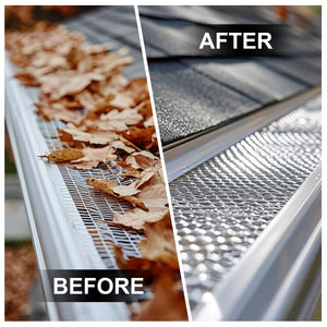Gutter Cleaning Brush Adjutable Roofing Guard Cleaning Tool with Extension Pole